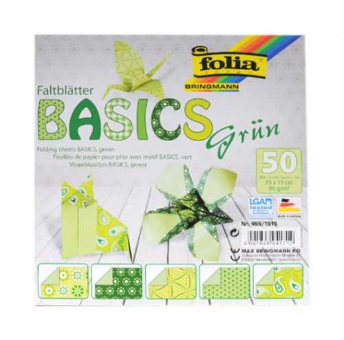 Origami papír Basics 80g/m2 - 15 x 15 cm