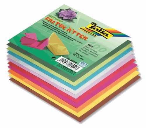 Origami papír barevný 70g/m2 - 20 x 20 cm
