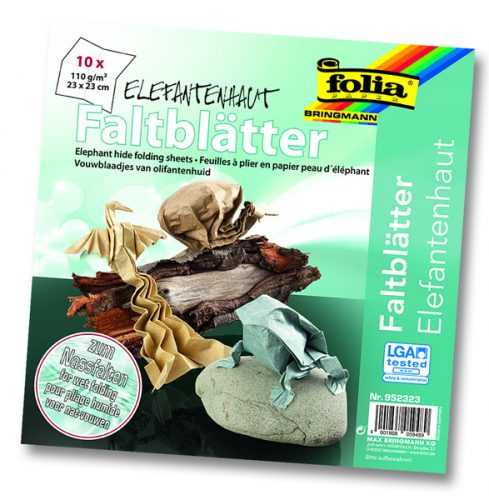 Origami papír - sloní kůže - 110g/m2 - 23 x 23 cm