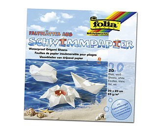 Origami papír voděodolný 65g/m2 - 20 x 20 cm