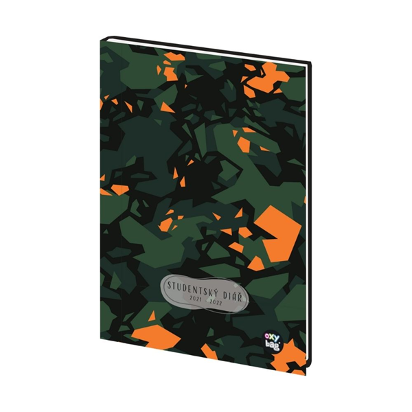 Oxybag Studentský diář 2021/2022 - Camo