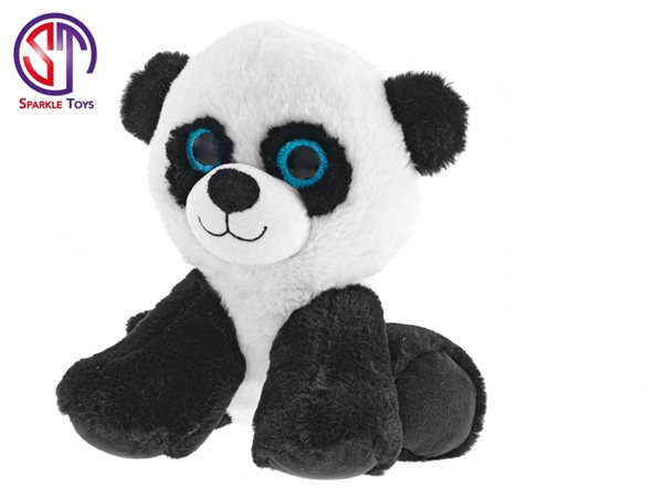 Panda Star Sparkle plyšová 25 cm sedící