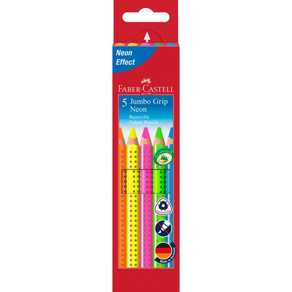 Pastelky Faber-Castell Jumbo Grip Neon