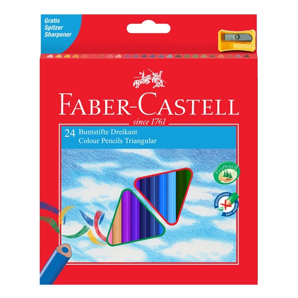 Pastelky Faber-Castell - trojhranné