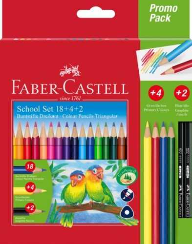 Pastelky Faber-Castell trojhranné Promo balení