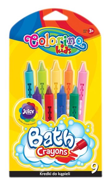 Pastelky do vany Colorino - 9 barev