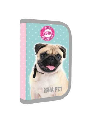 Penál 1patrový s chlopní naplněný - ISHA My love Pet