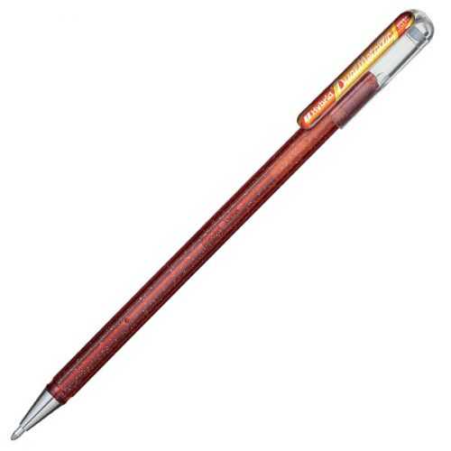 Pentel Dual Metallic Gelové kuličkové pero - oranžová/metalická žlutá