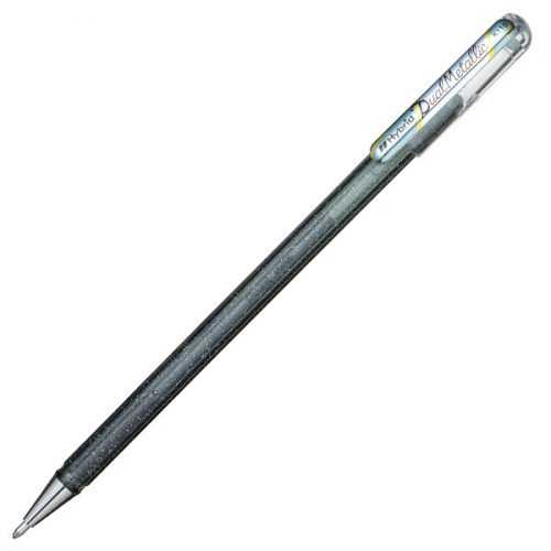 Pentel Dual Metallic Gelové kuličkové pero - stříbrná