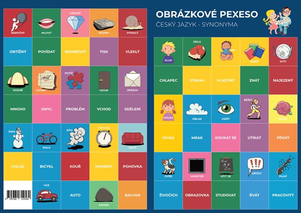 Pexeso - Český jazyk - Synonyma - PhDr. Martin Staněk