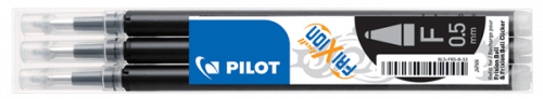 Pilot FriXion Ball 05 Náplň sada 3 ks - černá