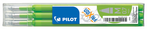 Pilot FriXion Ball 07 Náplň sada 3 ks - světle zelená