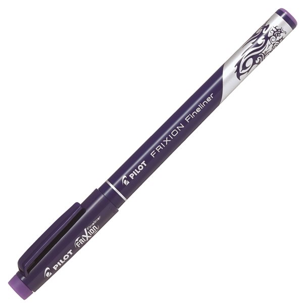 Pilot FriXion Fineliner Gumovací liner - fialový