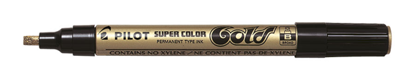 Pilot Super Color Lakový permanentní popisovač 2-4 mm - zlatý