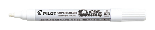 Pilot Super Color Lakový permanentní popisovač 2 mm - bílý