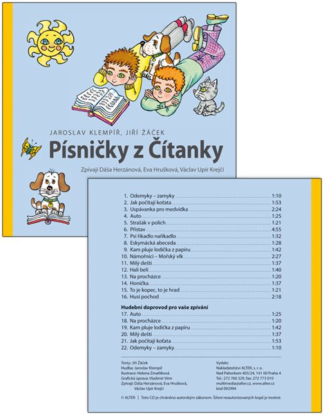 Písničky z Malého Čtenáře - CD - Hudba: Jaromír Klempíř