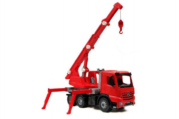 Plastový autojeřáb Actros 67 cm 3-osý