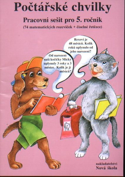 Počtářské chvilky - pracovní sešit pro 5.ročník ZŠ - Rosecká Zdena - A5