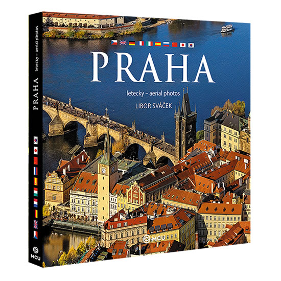 Praha letecky - velká / vícejazyčná - Sváček Libor