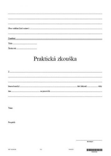 Praktická maturitní zkouška - upraveno - dvoulist A4