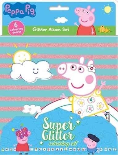 Prasátko Peppa - Třpytivé omalovánky - neuveden