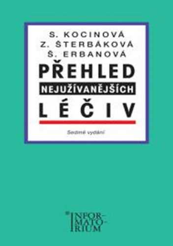 Přehled nejužívanějších léčiv - Kocinová a kolektiv S.