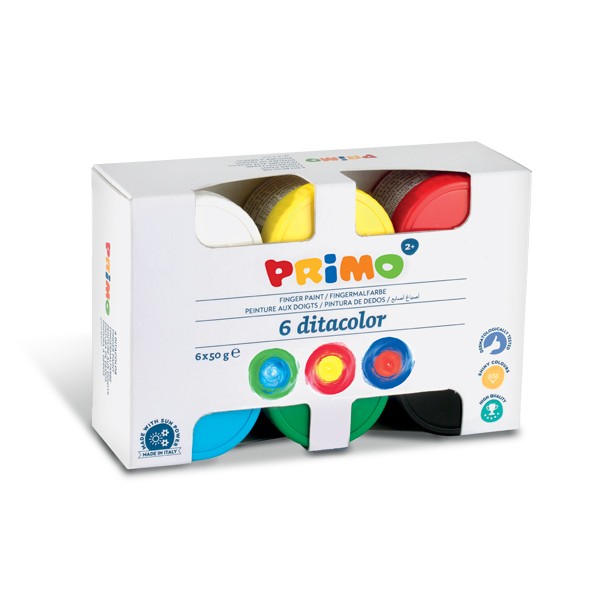 Primo Barvy prstové 6×50 ml
