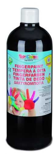 Prstová barva Toy Color - 1000 ml - černá