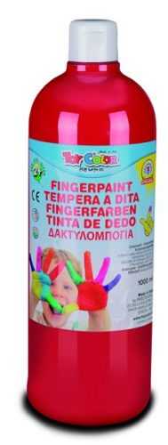 Prstová barva Toy Color - 1000 ml - červená