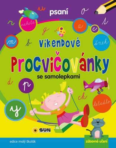 Psaní - Víkendové procvičovánky se samolepkami - neuveden