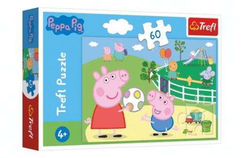 Puzzle Prasátko Peppa - Zábava s přáteli