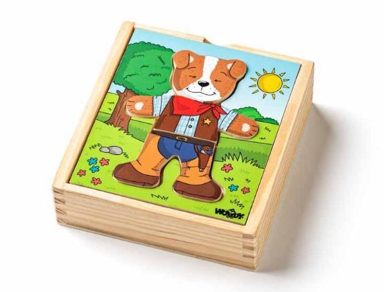 Puzzle šatní skříň Pejsek