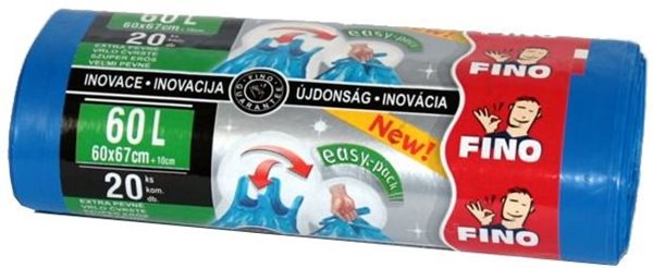 Pytle na odpad EasyPack 60 l - zavazovací modré ( 20 ks )