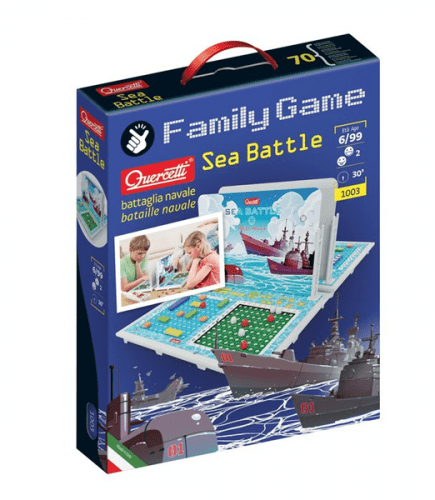 Quercetti Family Game Sea Battle – strategická hra Lodě (námořní bitva)