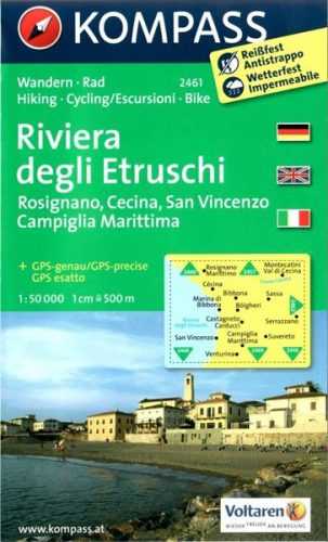 Riviera degli Etruschi - č.2461 - 1:50 000 /Itálie/
