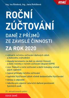 Roční zúčtování daně z příjmů ze závislé činnosti za rok 2020 - Ing. Iva Rindová