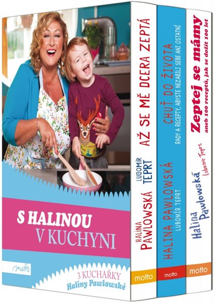 S Halinou v kuchyni - dárkový box 3 knih - Halina Pawlowská