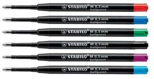 STABILO Ballpoint Refill náplň do kuličkového pera - tyrkysová