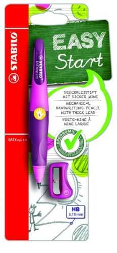 STABILO EASYergo 3.15 L Mechanická grafitová tužka - růžová/lila