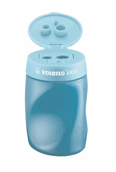 STABILO EASYsharpener P Ořezávátko se zásobníkem 3in1 - modré