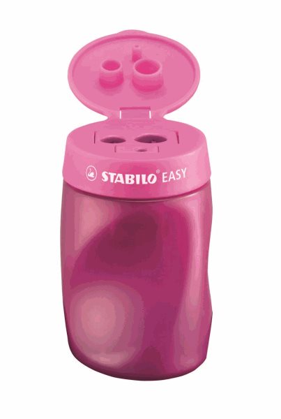 STABILO EASYsharpener P Ořezávátko se zásobníkem 3in1 - růžové