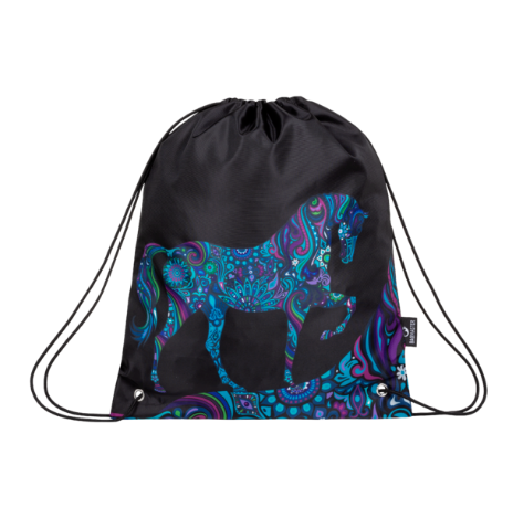 Sáček na cvičky Bagmaster - GEN 20 A PINK/BLACK/VIOLET/BLUE