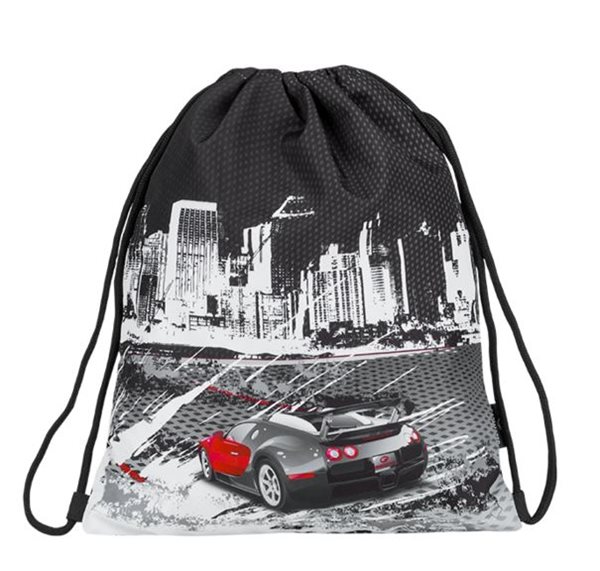 Sáček na cvičky Bagmaster - LIM 9 B BLACK/WHITE/RED