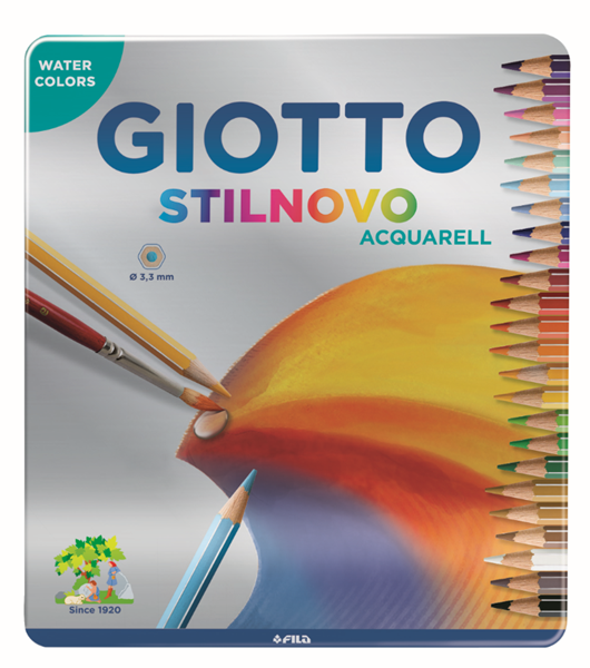 Sada akvarelových pastelek Giotto Stilnovo - 24 ks