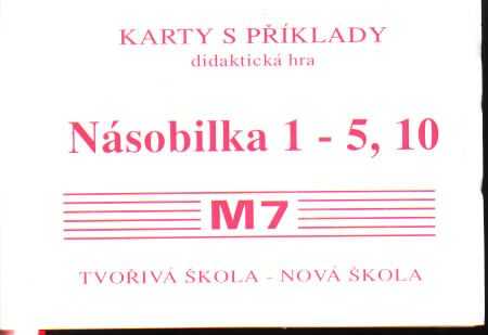 Sada kartiček M7 - násobilka 1-5