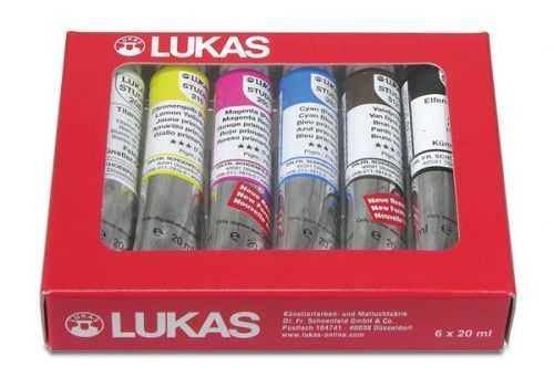 Sada olejových barev LUKAS Studio - 6 x 20 ml