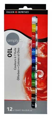Sada olejových barev SIMPLY 12x12ml