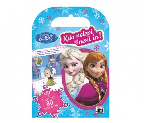 Samolepková knížka + omalovánky Ledové království/Frozen - Kdo nelepí