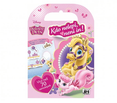 Samolepková knížka + omalovánky Palace Pets - Kdo nelepí