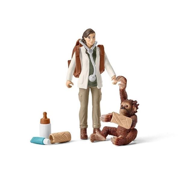 Schleich 42353 Veterinář s opicí